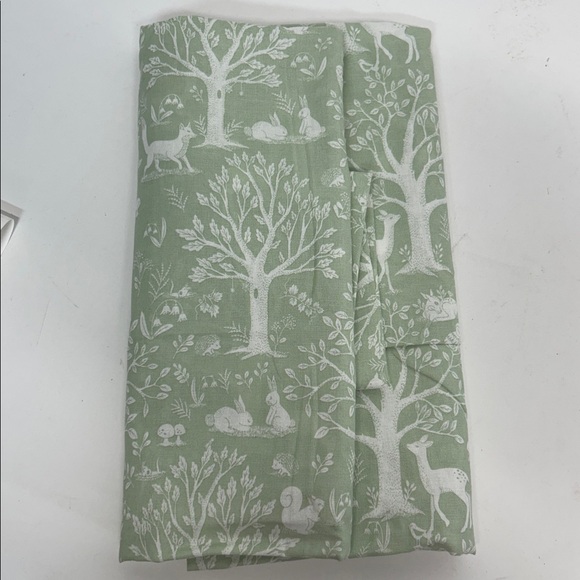 Green ikea trolldom design malin Gyllensvaan crib, duvet cover, small pillowcase - Picture 1 of 7
